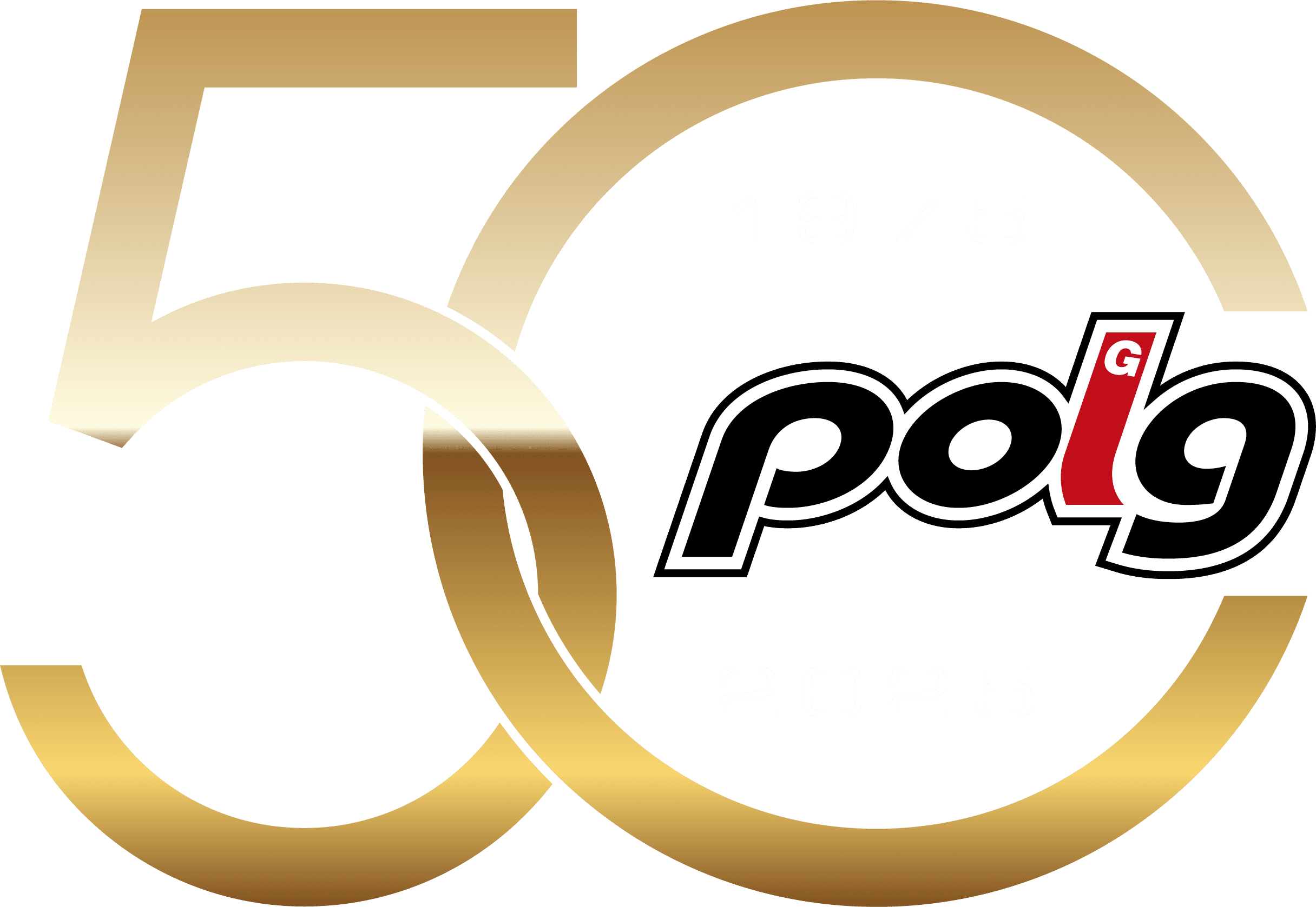 POLG logo 50 anni
